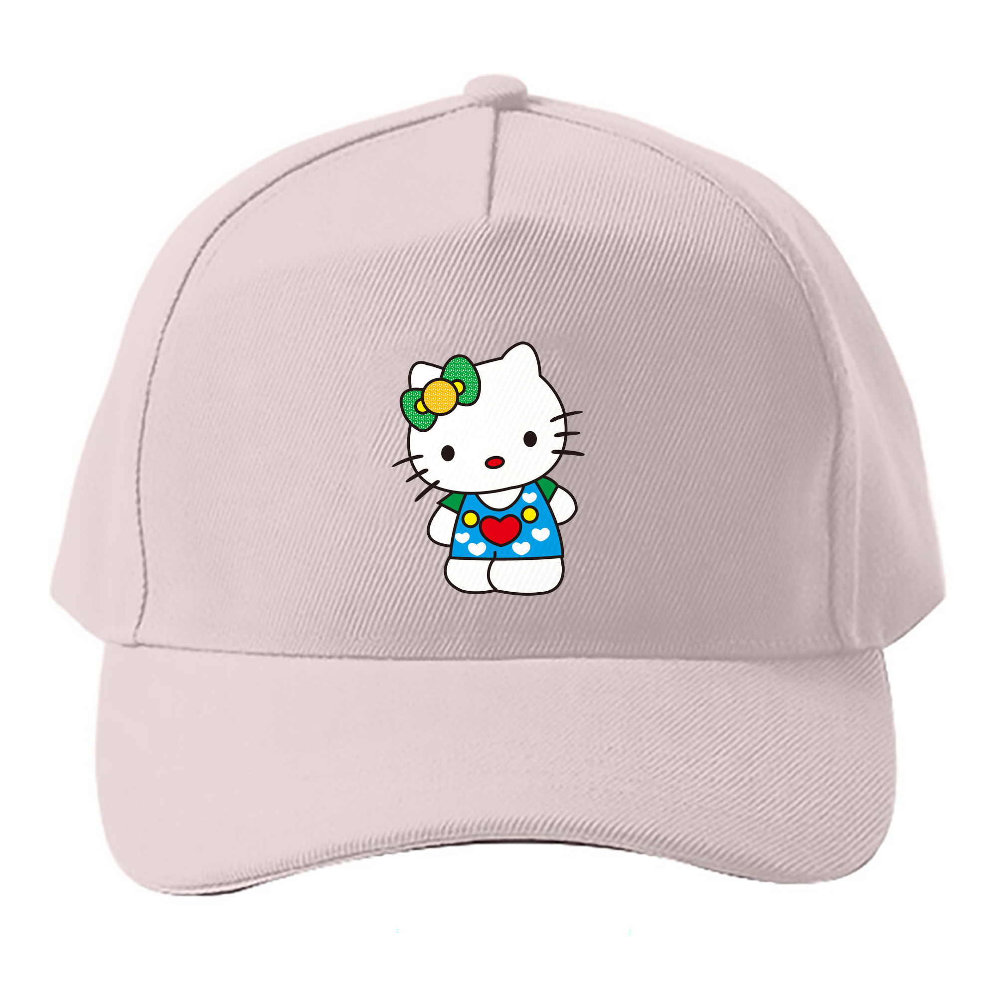 （画像用） Hello Kitty ハローキティ ベースボールキャップ 綿100％ 男女兼用 帽子 スポーツ